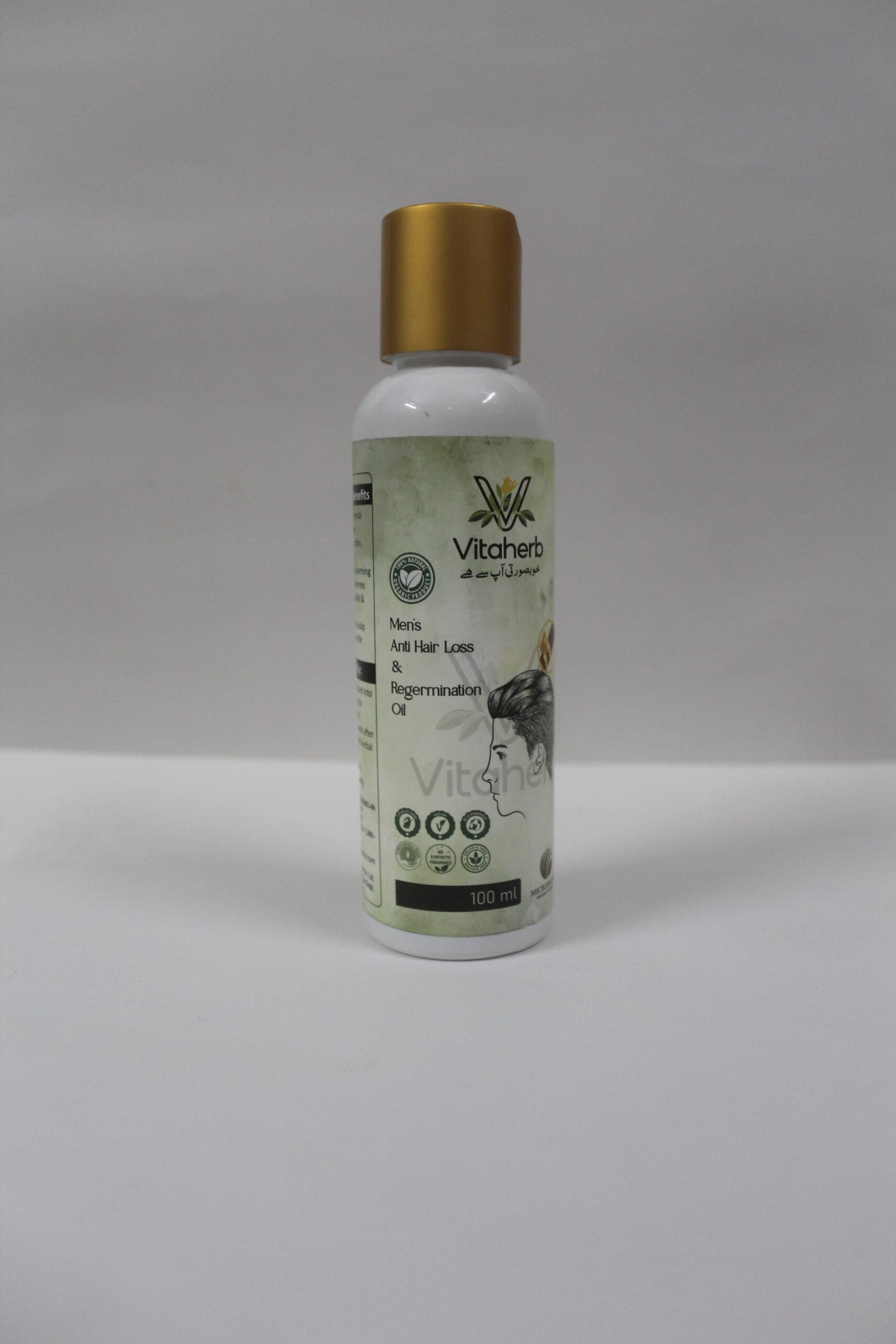 Vitaherb Men’s Anti-Hair Loss & Re germination Oil - Image 2