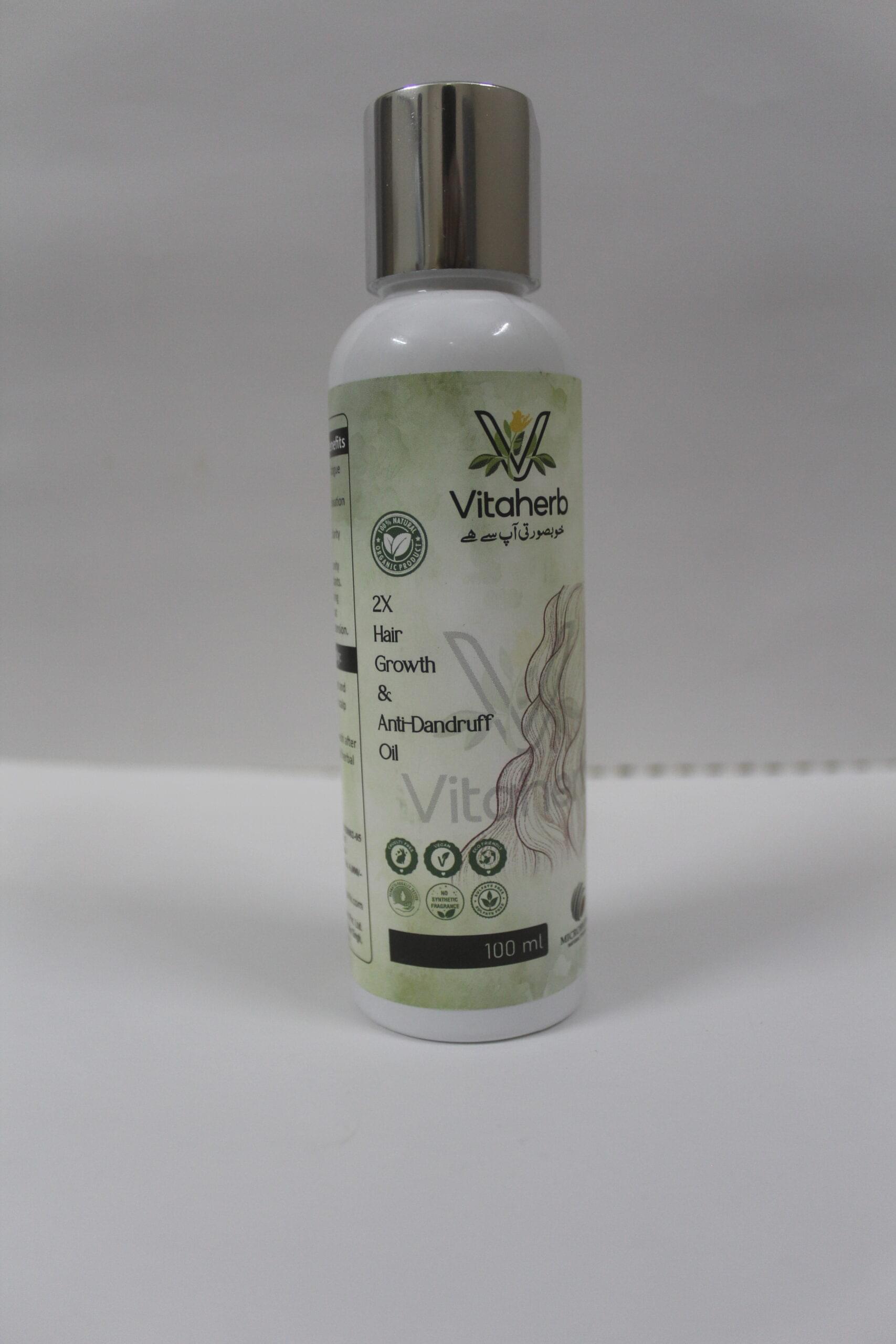 Vitaherb 2X Hair Growth & Anti-Dandruff Oil - Image 5