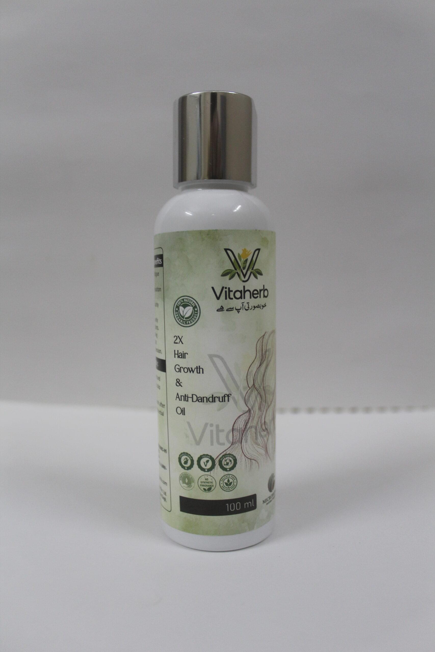 Vitaherb 2X Hair Growth & Anti-Dandruff Oil